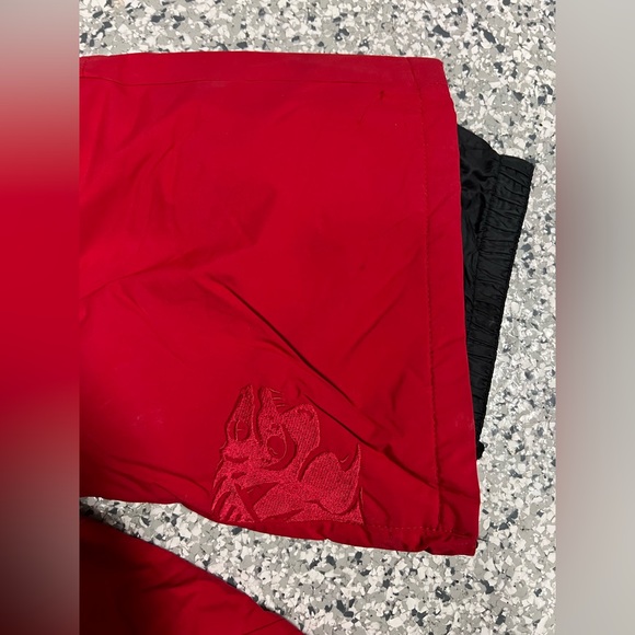 Men’s ski bib. Color red - Picture 4 of 8